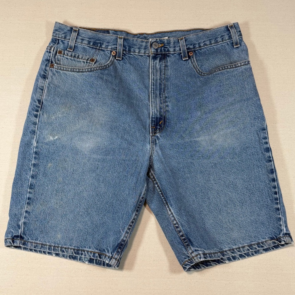 Vintage Levi's 505 Shorts Mens‎ 36 Jorts Made in USA 90s Baggy Wide Leg Skater